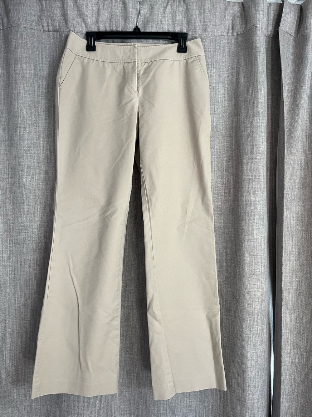 Halogen Cream Stretch Bootcut Pants